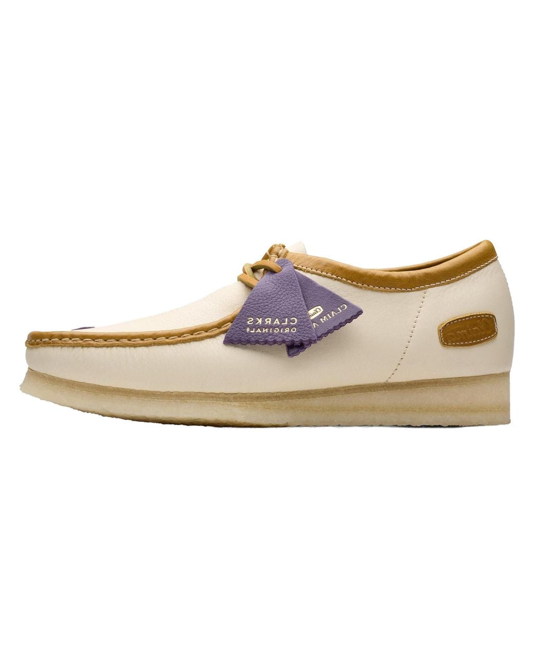 Clarks Black Originals Wallabee "Off Combi" 26175432" for men