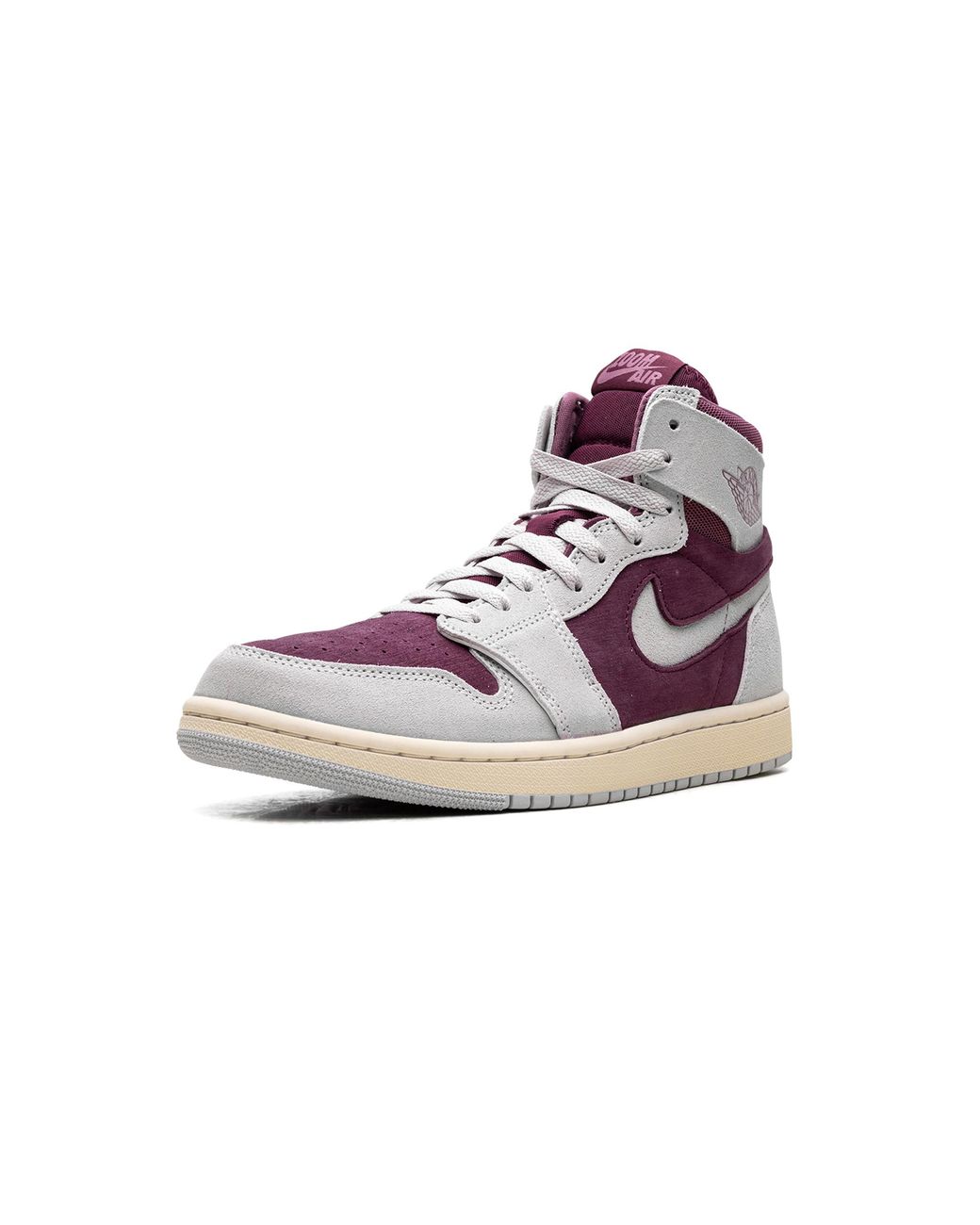 Nike Gray Air 1 Mid "Bordeaux" Dv1305 600"