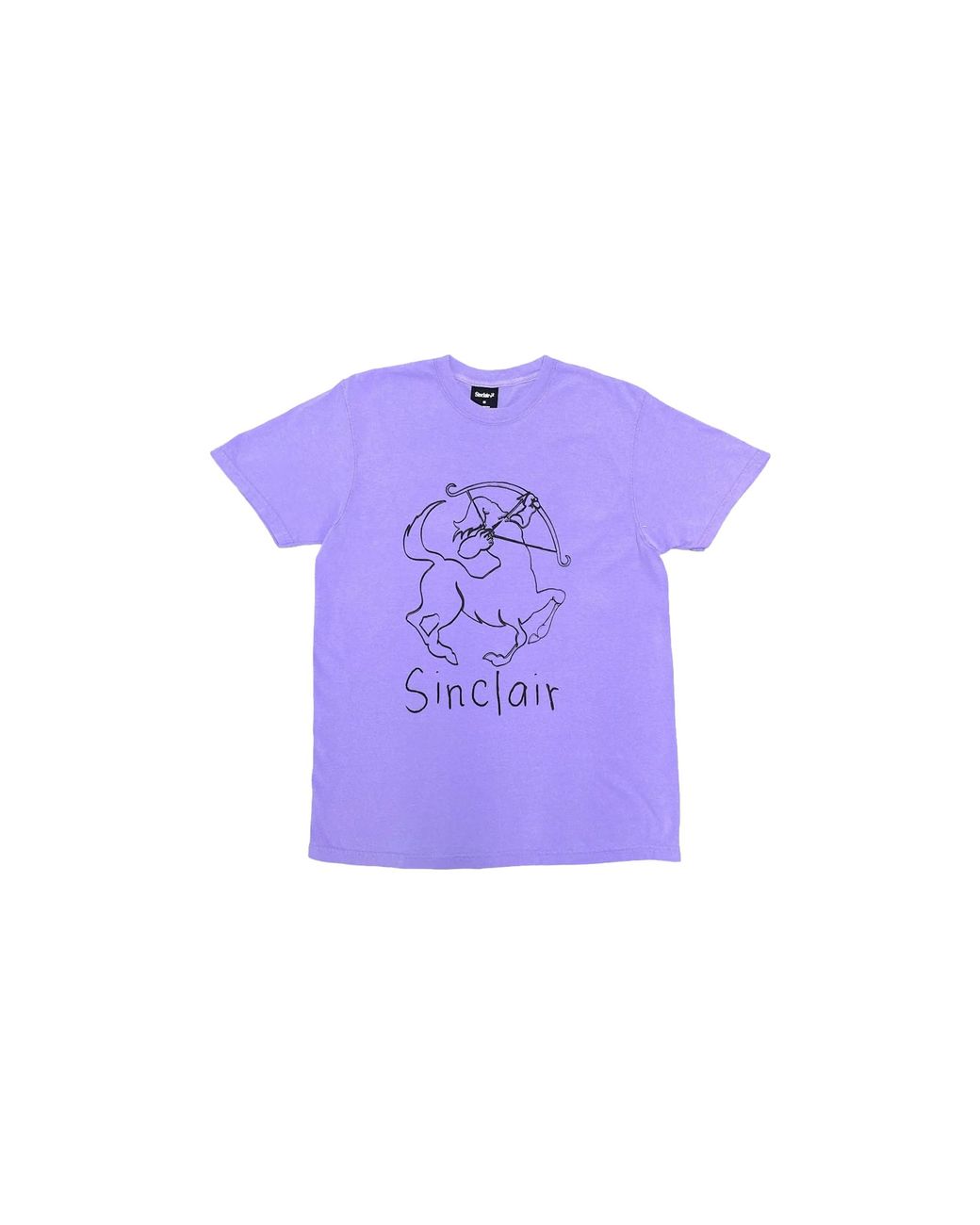 Sinclair Purple Scribble Short Sleeve T-Shirt Bsmt06 1 Vlt" for men