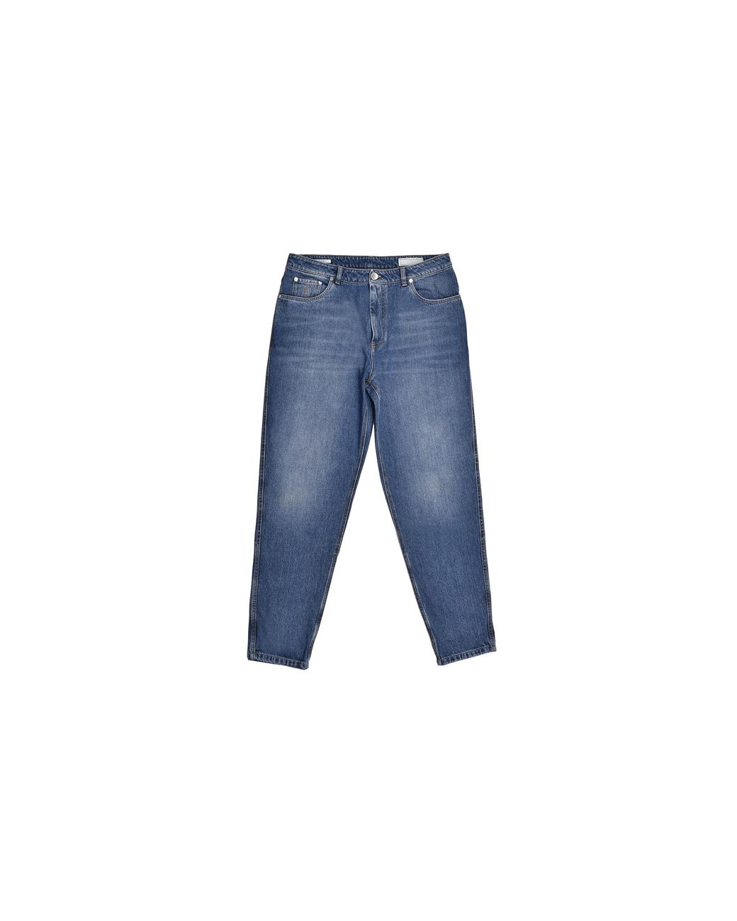 Brunello Cucinelli Blue Denim Jeans Trousers "Medium Wash" Brun252" for men