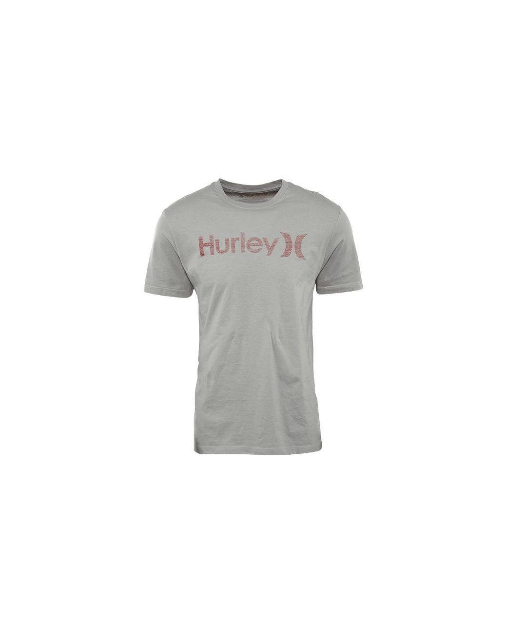 Hurley Black One & Only Push Thru T-Shirt "Light Iron Ore" Mts0008680-05V" for men