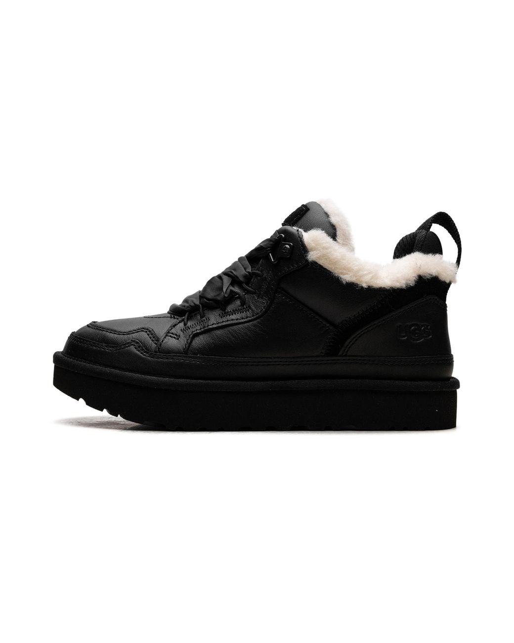 Ugg Black Lowmel Leather 1171537 Blk"