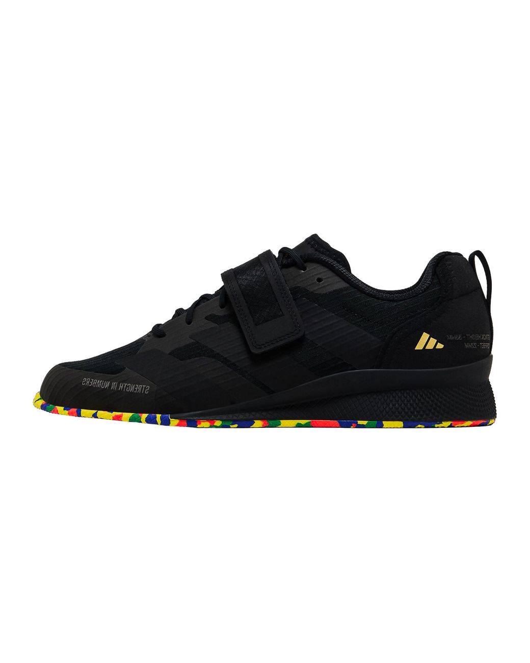 Adidas Black Adipower 3 "Core Metallic" If0534" for men