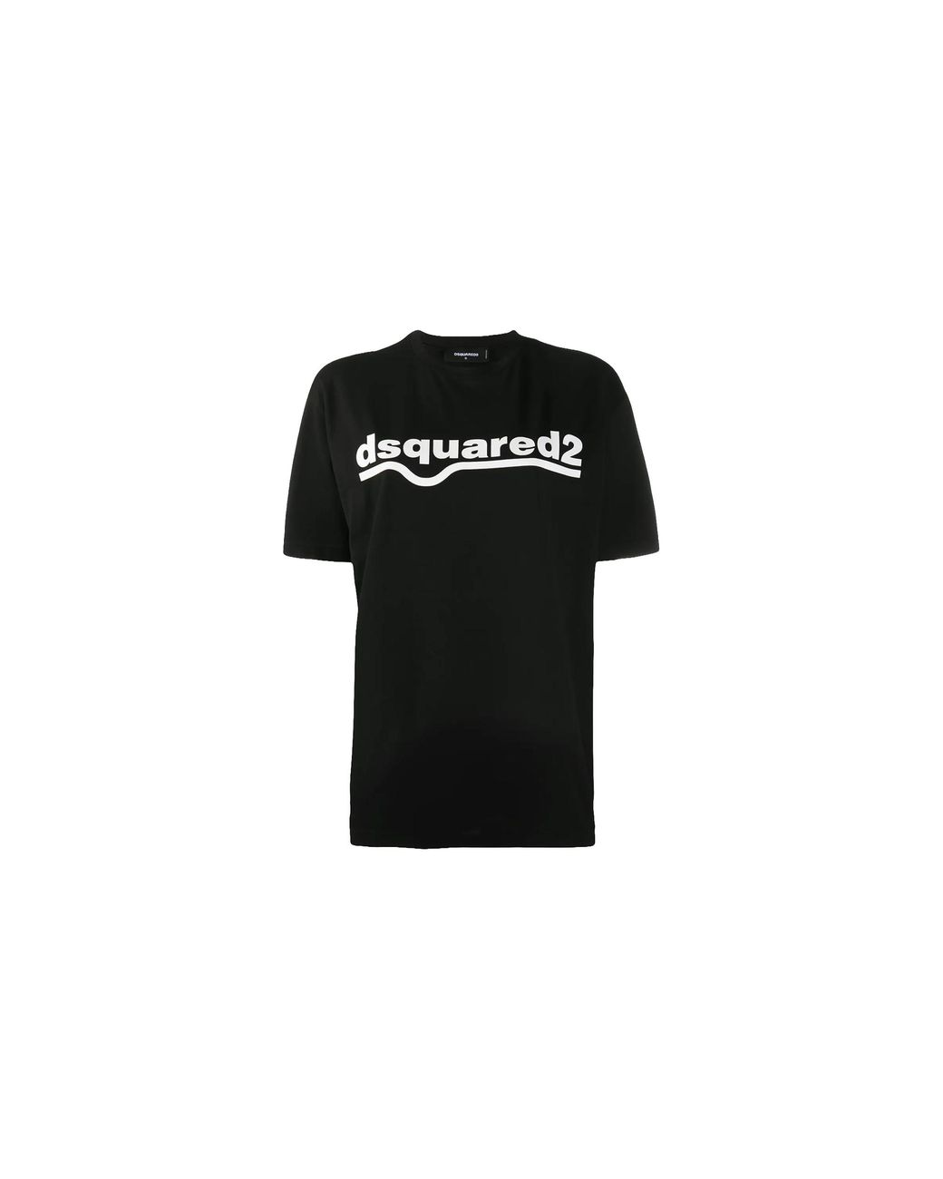 DSquared² Black Classic Logo Cotton T-Shirt S75Gd0141-S22427-900"