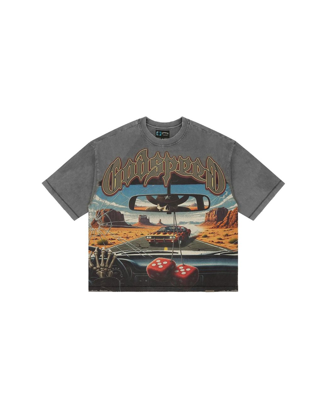 GODSPEED NEW YORK Gray On The Run Ii T-Shirt Gs441" for men