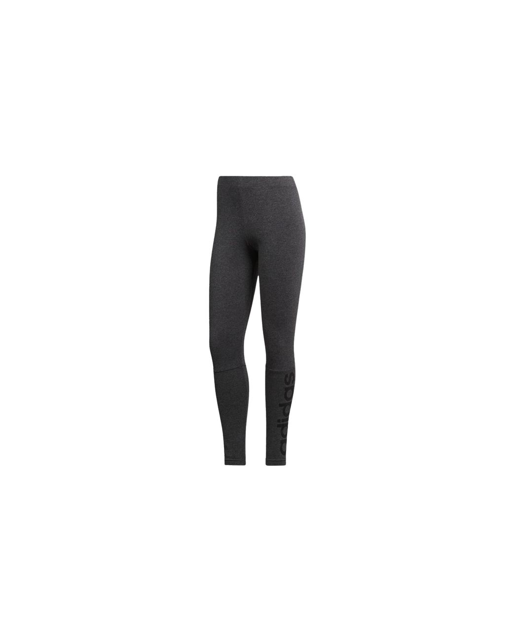 Adidas Black Essentials Linear Tights Legging "Dark Heather Cf5256"