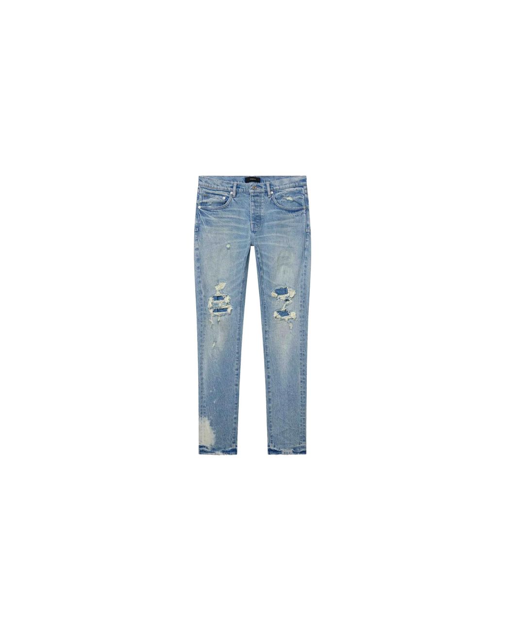 Purple Brand Black Skinny Garda Repair Jeans P001 Sgrp226" for men