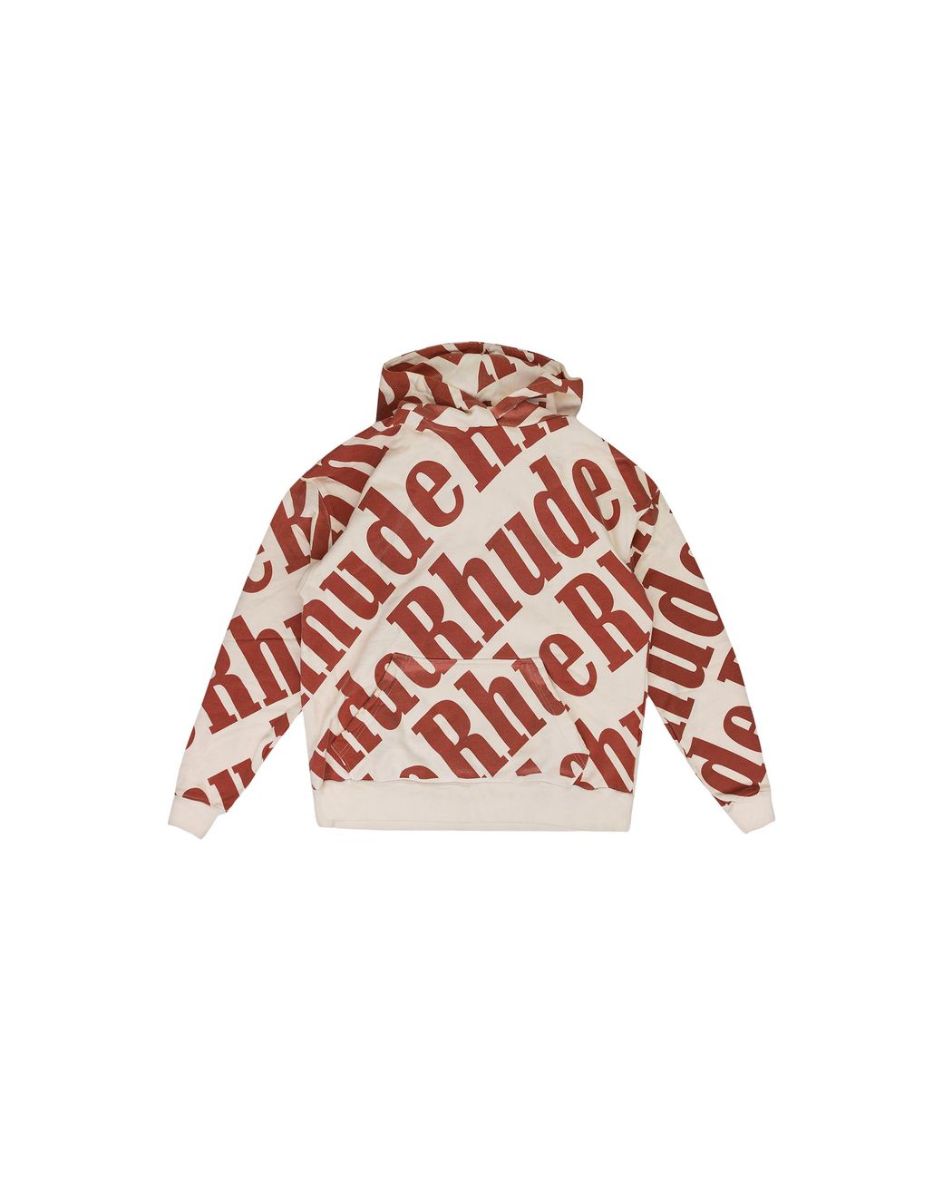 Rhude All Over Hoodie "Cream Rhd Mhds 1950 Cred" for men