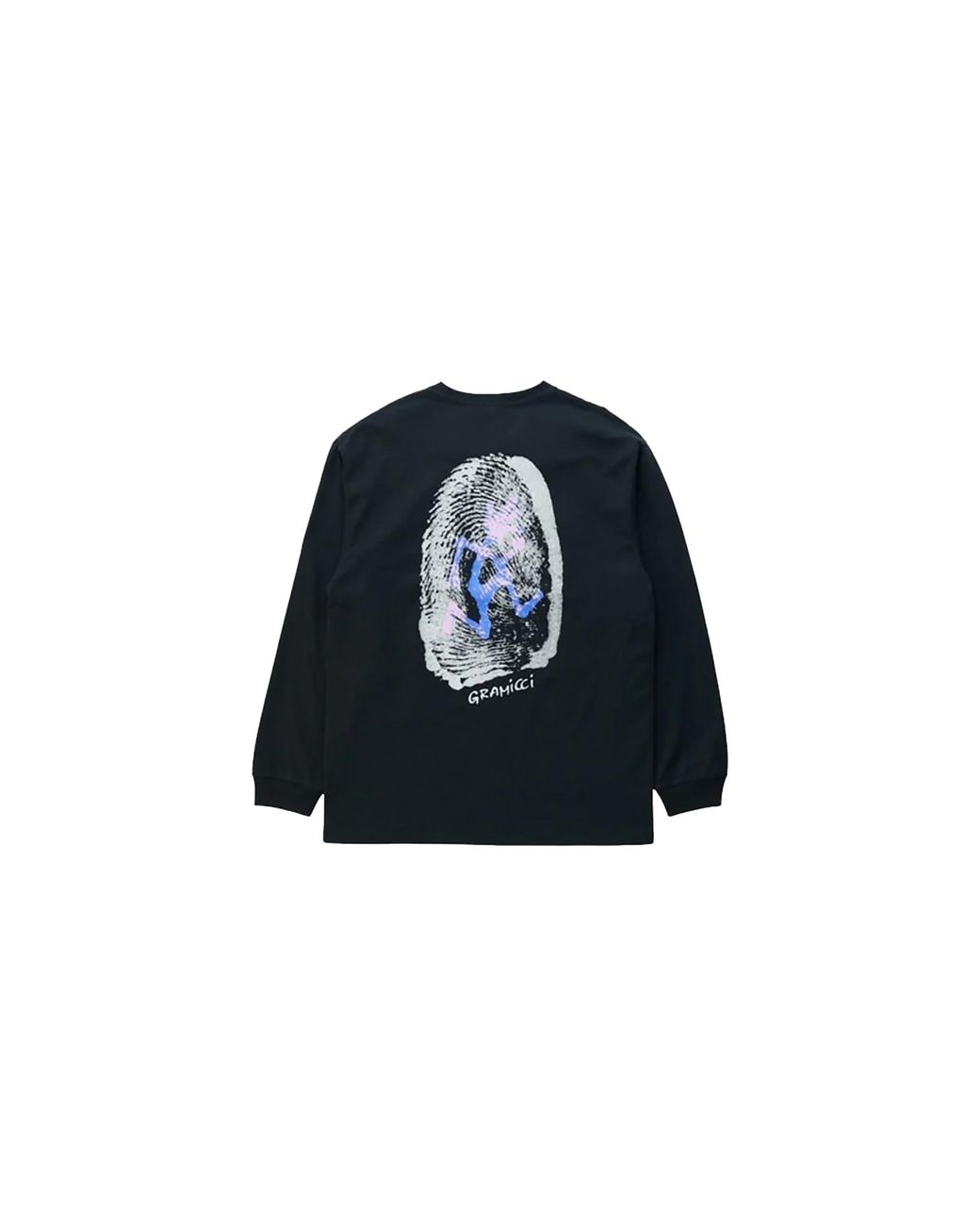 Gramicci Black Thumbprint/S T-Shirt "Vintage" G5Su T173 Gm013" for men