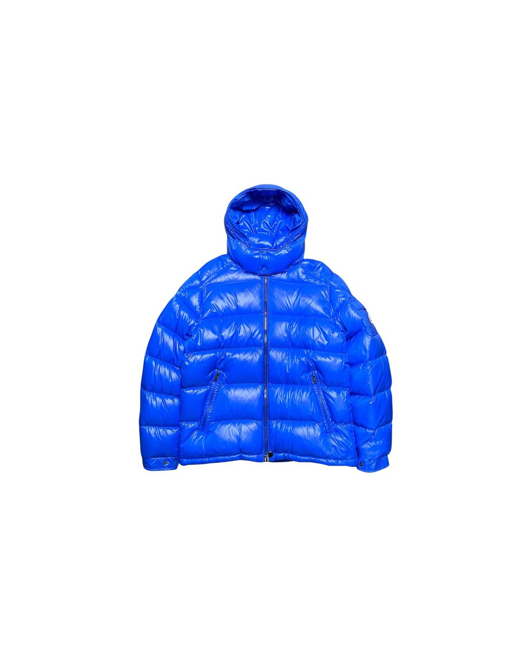 Moncler Blue Maya Short Down Jacket "Royal" Mon03"