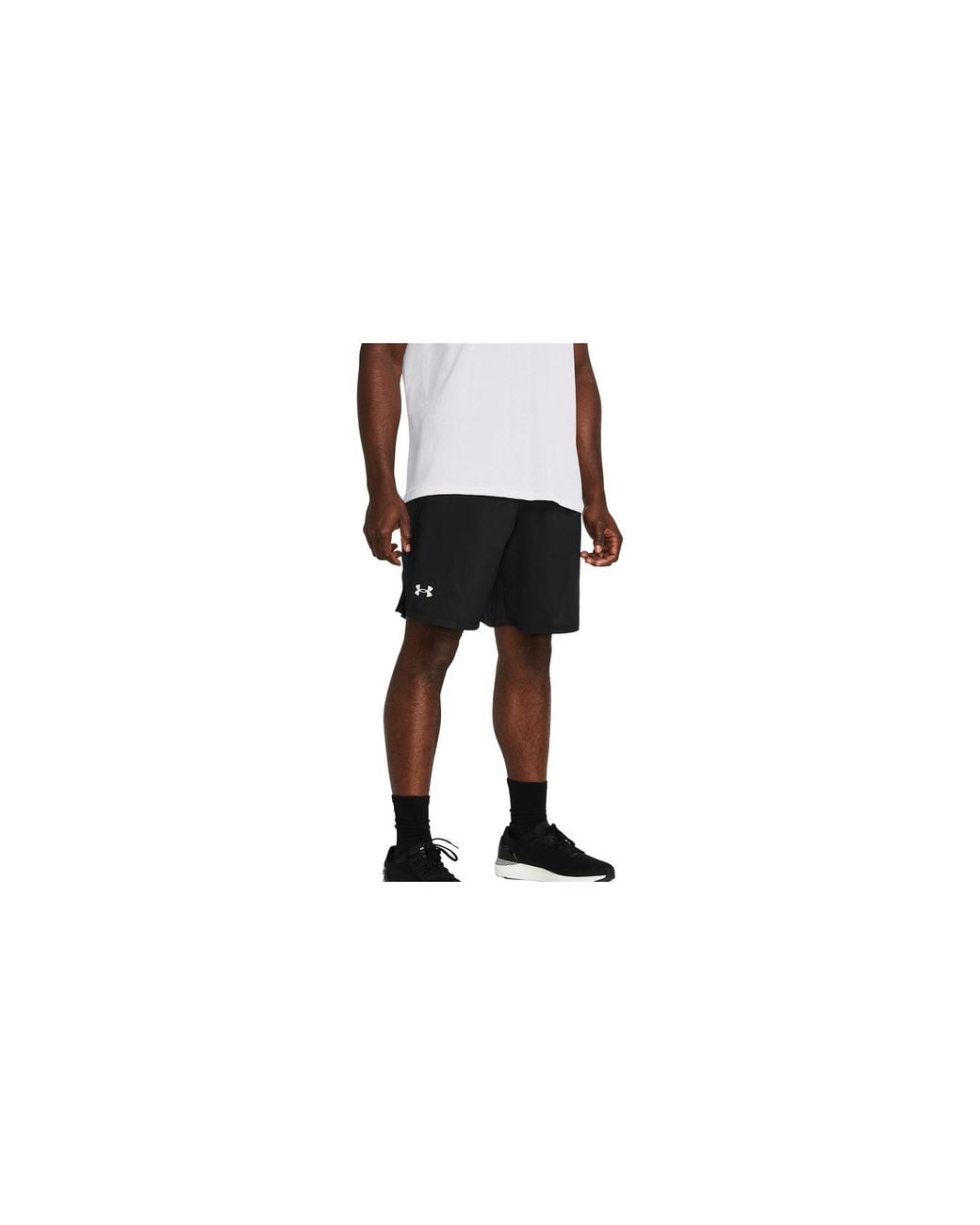 Under Armour Black Launch 9" Shorts 1382639 001" for men