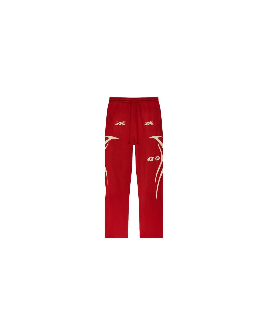 HELLSTAR Red Sports Double Hit Logo Sweatpants Hsr139" for men