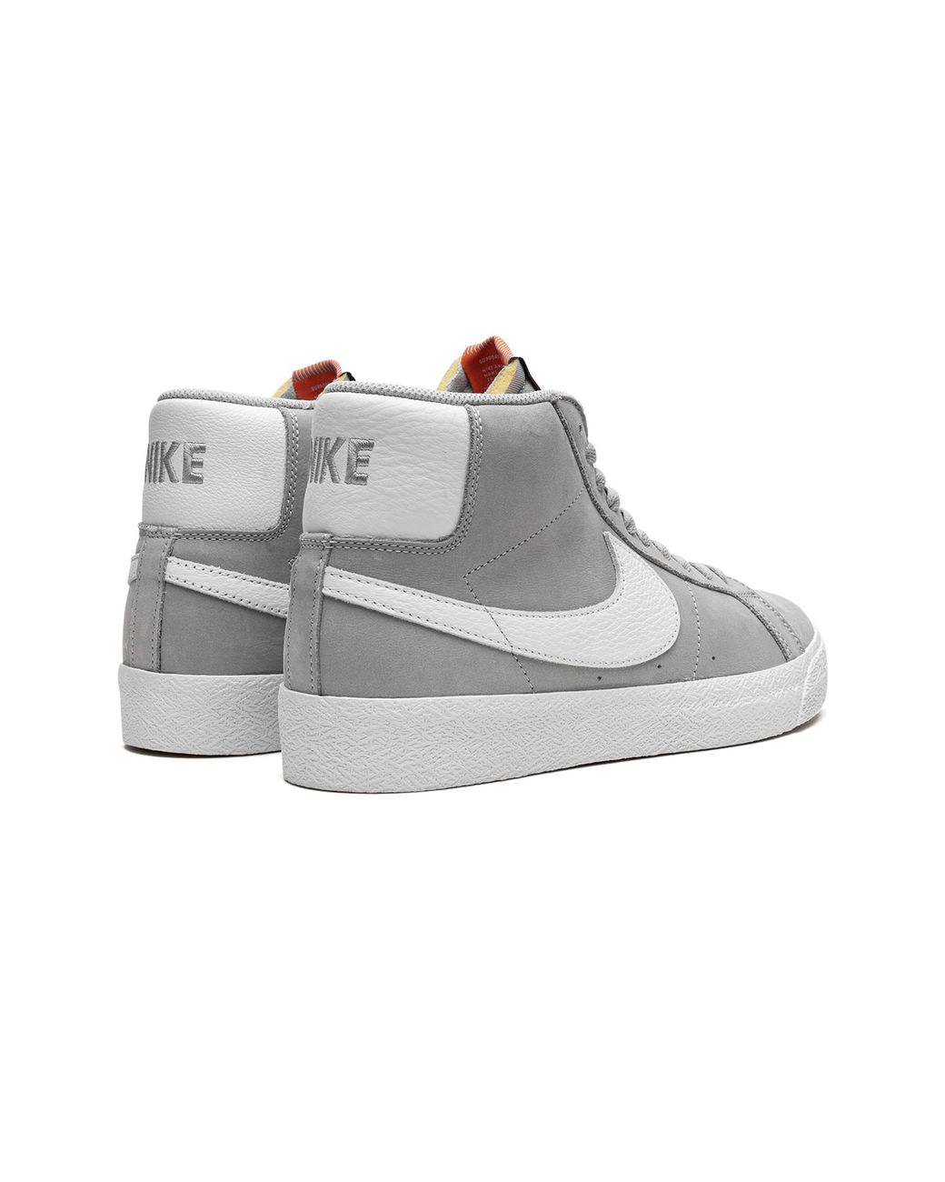 Nike Gray Sb Blazer Mid "Wolf" Dv5467 001" for men