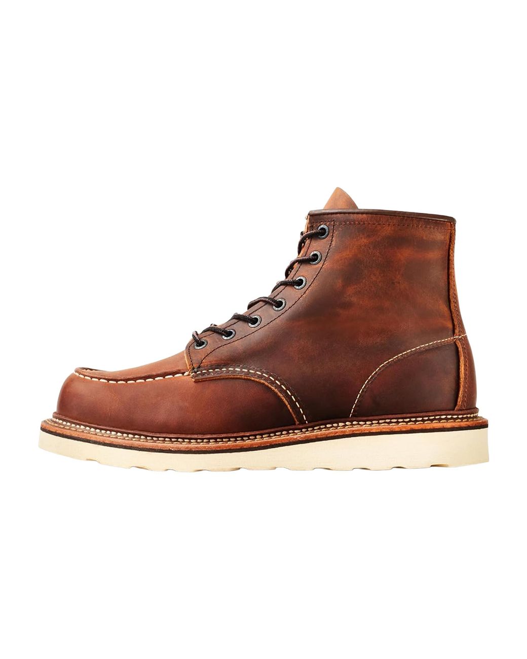 Red Wing Brown Classic Moc "Copper Rough & Tough" 01907D Copper" for men