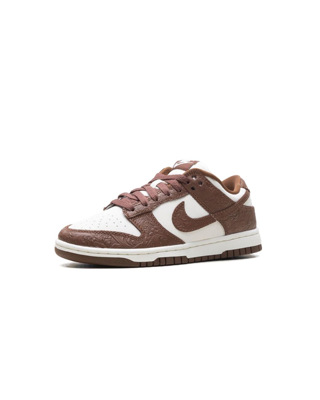 Nike Brown Dunk Low "Embossed Baroque Sail Fauna" If3944 100"