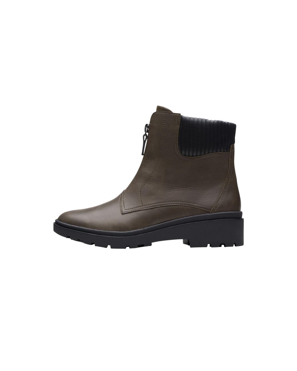 Clarks Black Calla Zip "Dark" 26167345" for men