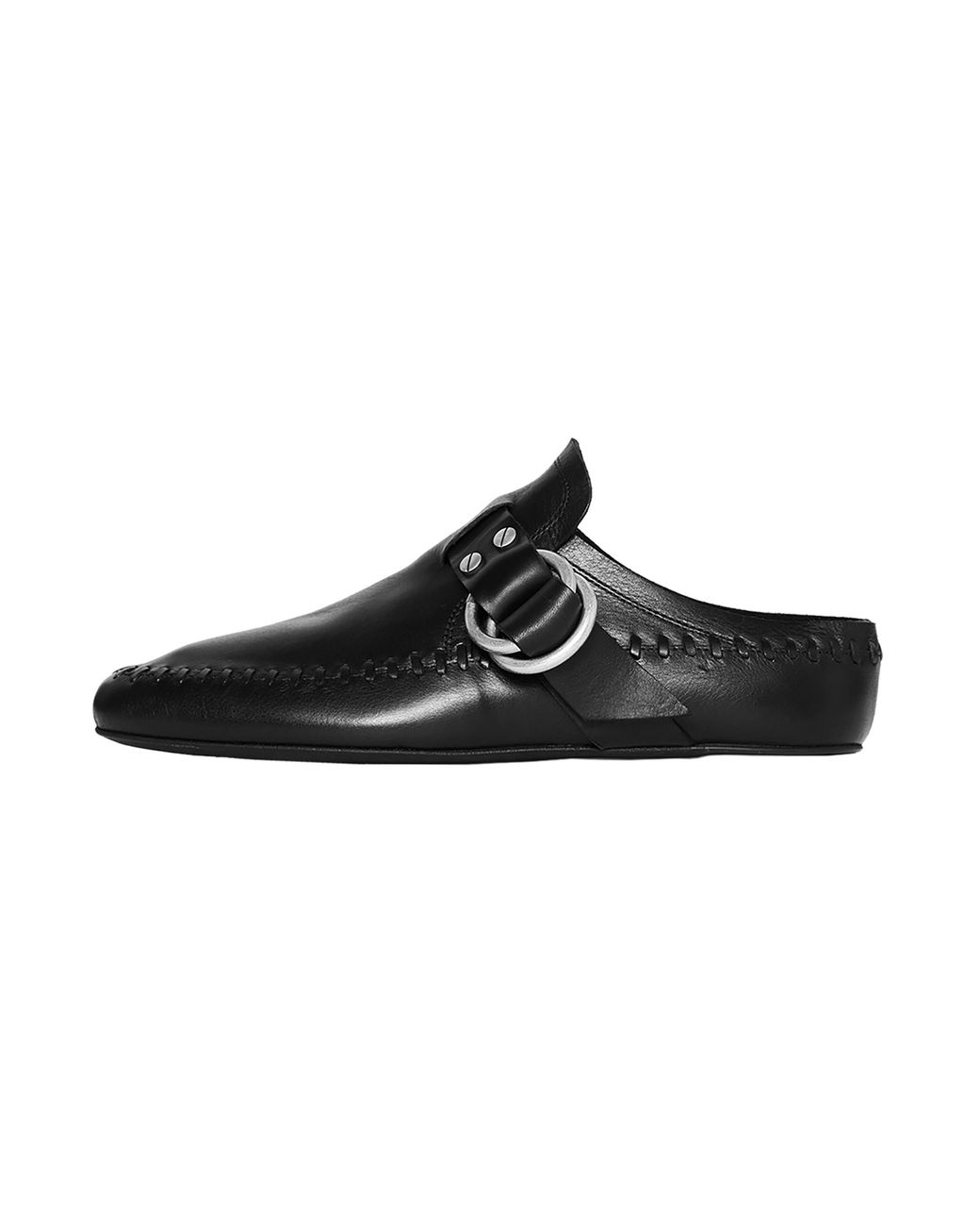 Ann Demeulemeester Black Ande Soft Shade Rounded Toe Loafers B0012921Lt154099"