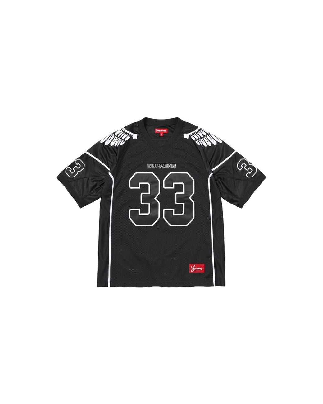 Supreme Black Wings Football Jersey "Ss26