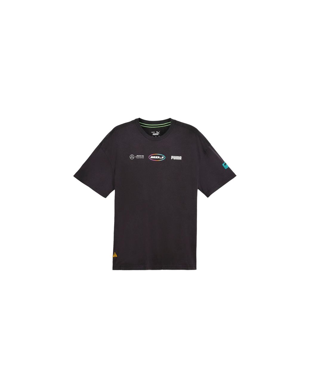 PUMA Black Mapf1 X Mdj Graphic Tee 627838 01" for men