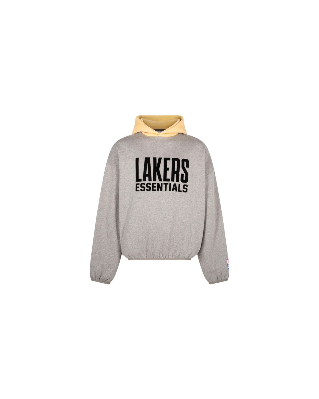 Fear Of God Black Essentials Hoodie "Lakers" 192Al246305F" for men