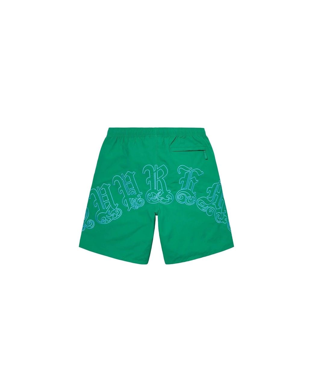 Supreme Green Old English Shorts Su26664"
