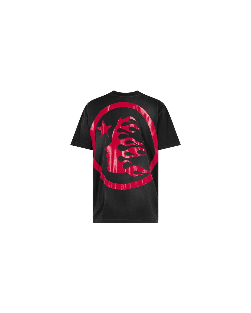 HELLSTAR Black Sport Logo Gel T-Shirt Hs01Scc001" for men