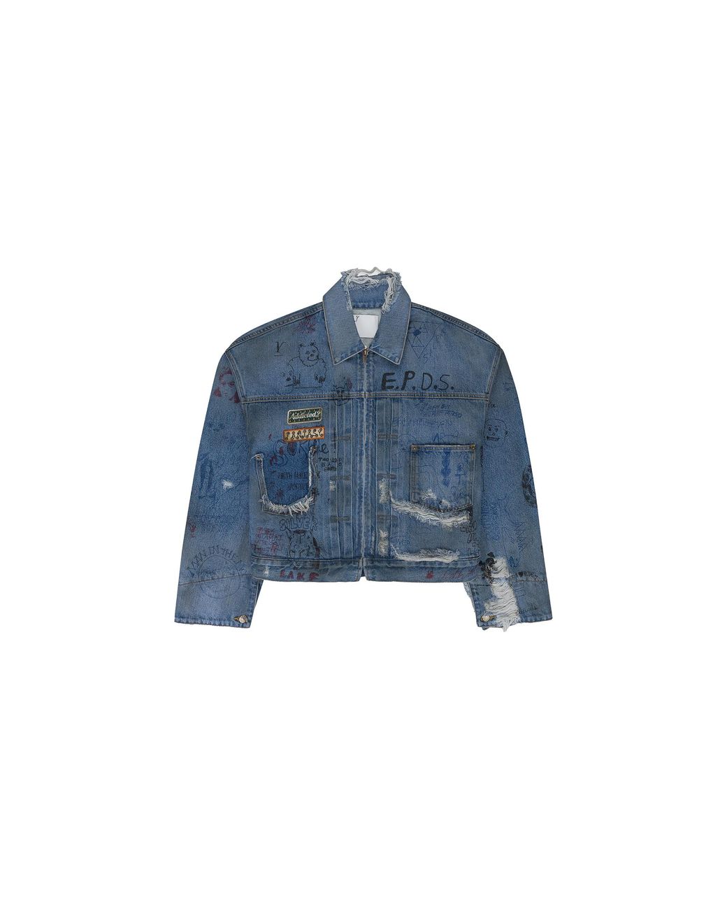PALY Blue Ur Fantasy Denim Jacket 7U002Q1008Mdm" for men