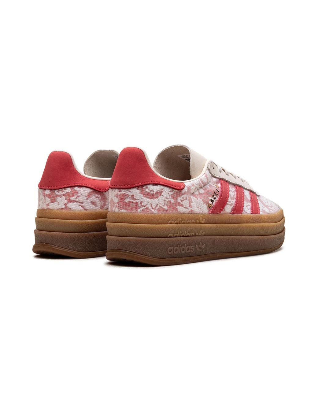 Adidas Black Gazelle Bold "Liberty London Better Scarlet" Jr8885"