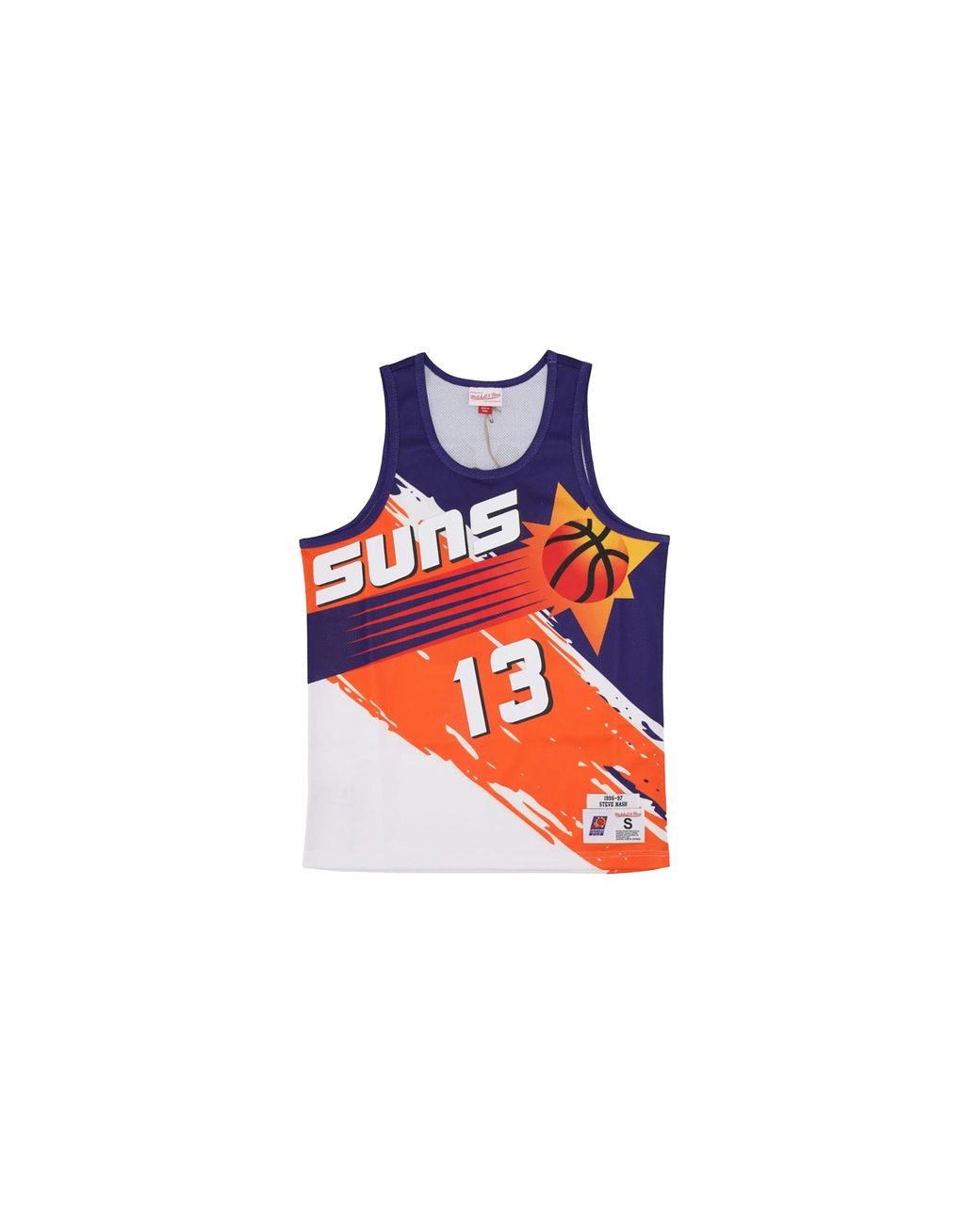 Mitchell & Ness Black Paint Brush Nn Mesh Tank "Suns Steve Nash" Tnmk5123 Psuyysnamtwh" for men