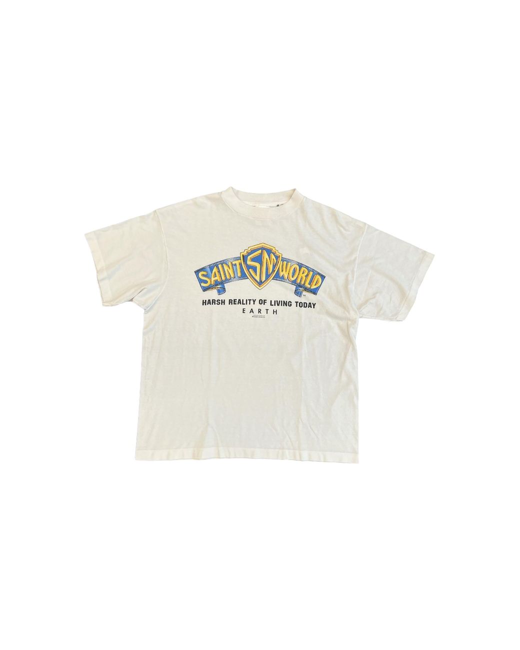 SAINT Mxxxxxx Black Saint World T-Shirt Sm Mk8 0000 015" for men