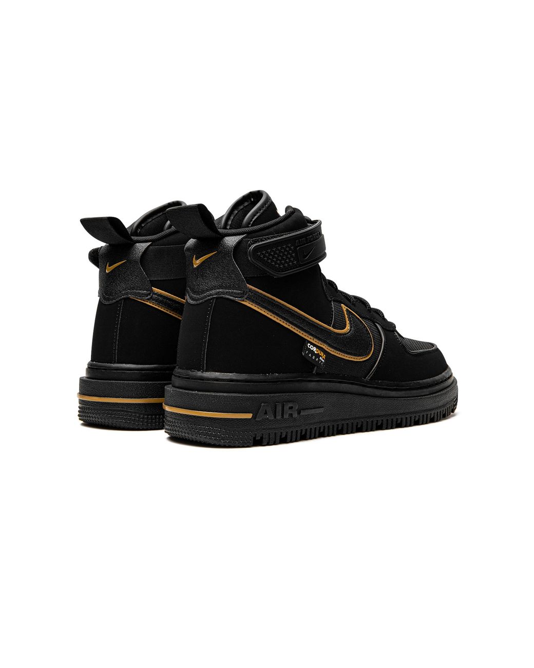 Nike Black Air Force 1 Boot Cordura Do6702 001" for men