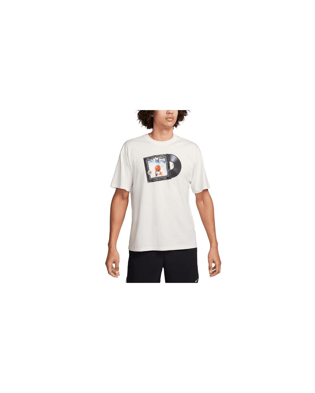Nike Black Max90 Basketball T-Shirt Fq4914 121" for men
