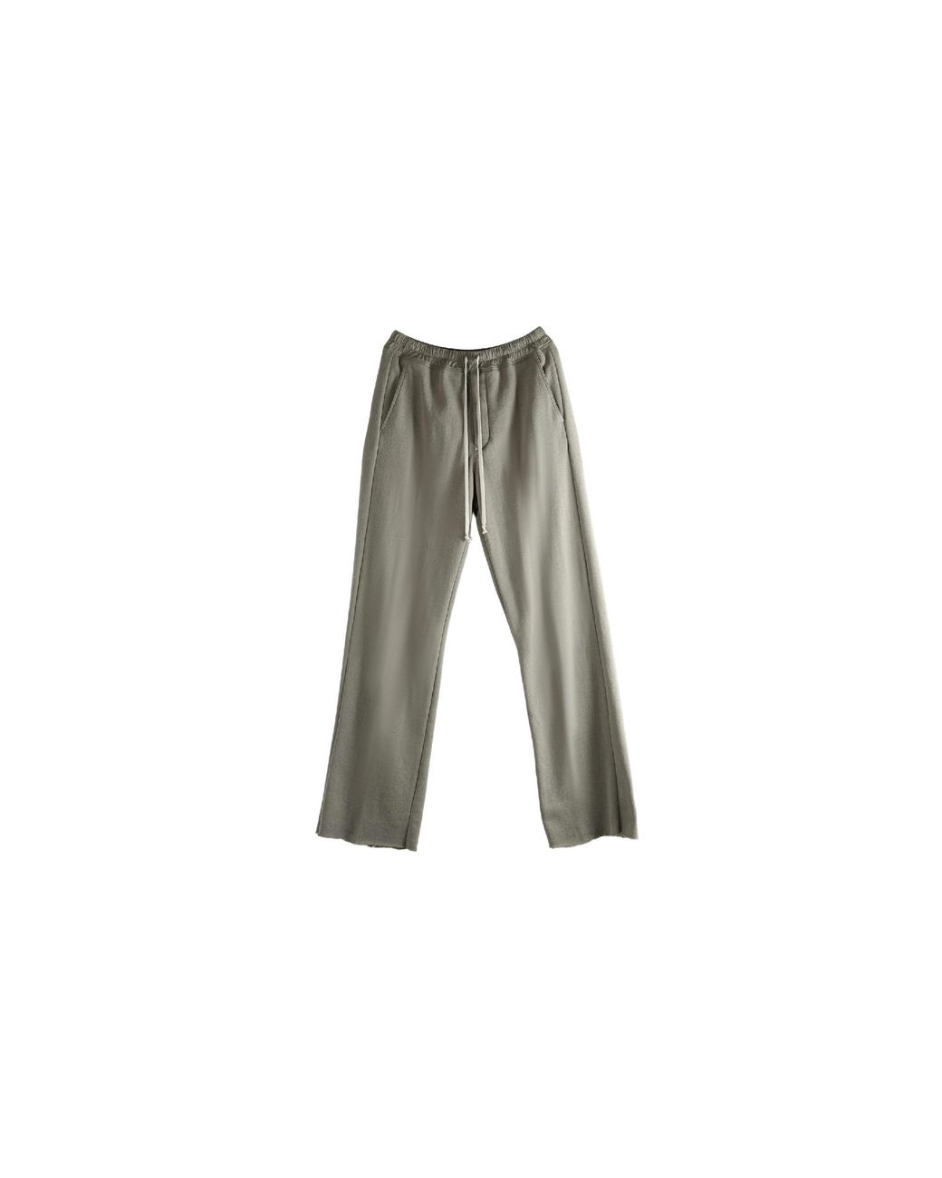 Rick Owens Black Dietrich Drawstring Pants "Dust" Ru01F2378 Jnt 34" for men