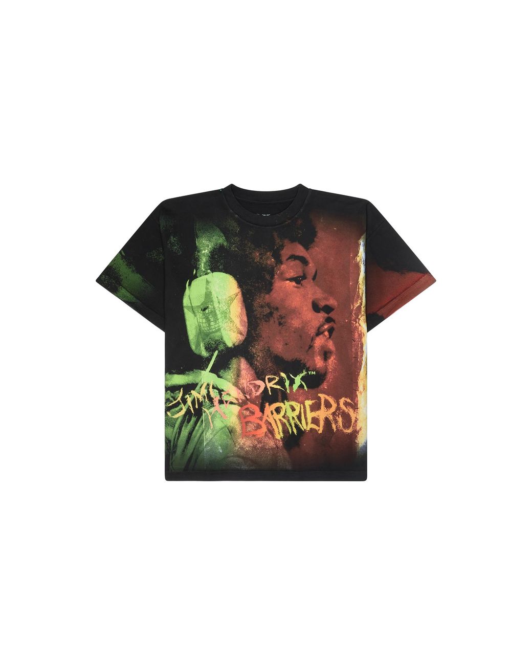 Barriers Black Alchemy Jimi Hendrix T-Shirt Bar72" for men