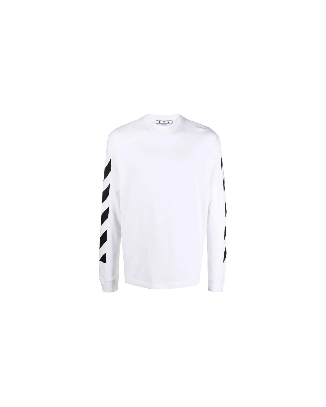 Off-White c/o Virgil Abloh Black Diagonal Arrow Skate Long-Sleeve T-Shirt Omab064C99Jer01 00110" for men