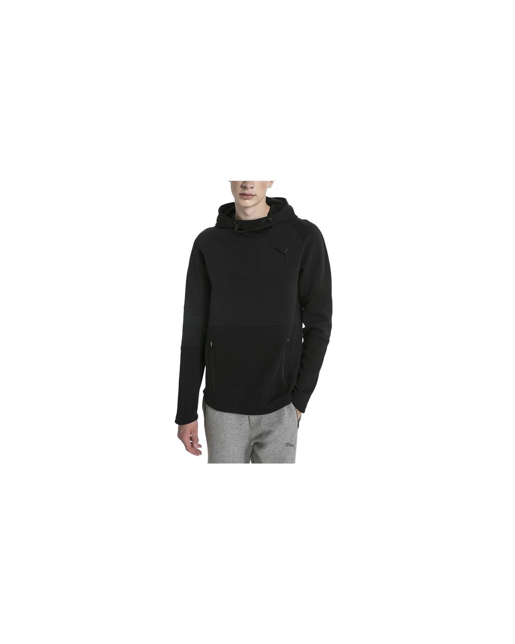 PUMA Black Evostripe Move Hoodie 854107 01" for men
