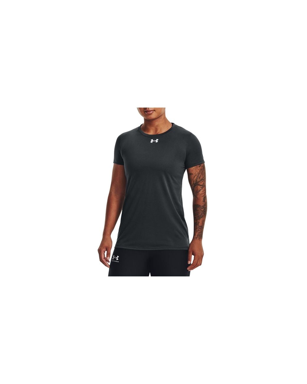 Under Armour Black Teach Twist T-Shirt "Steel 1376847 008"