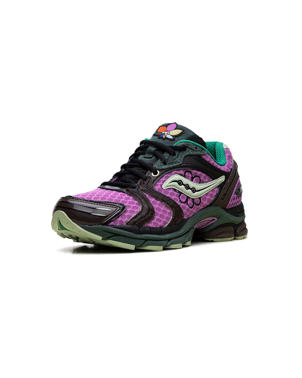 Saucony Black Progrid Triumph 4 "Jae Tips Flowers Grow Uptown Perilla" S70966 3" for men