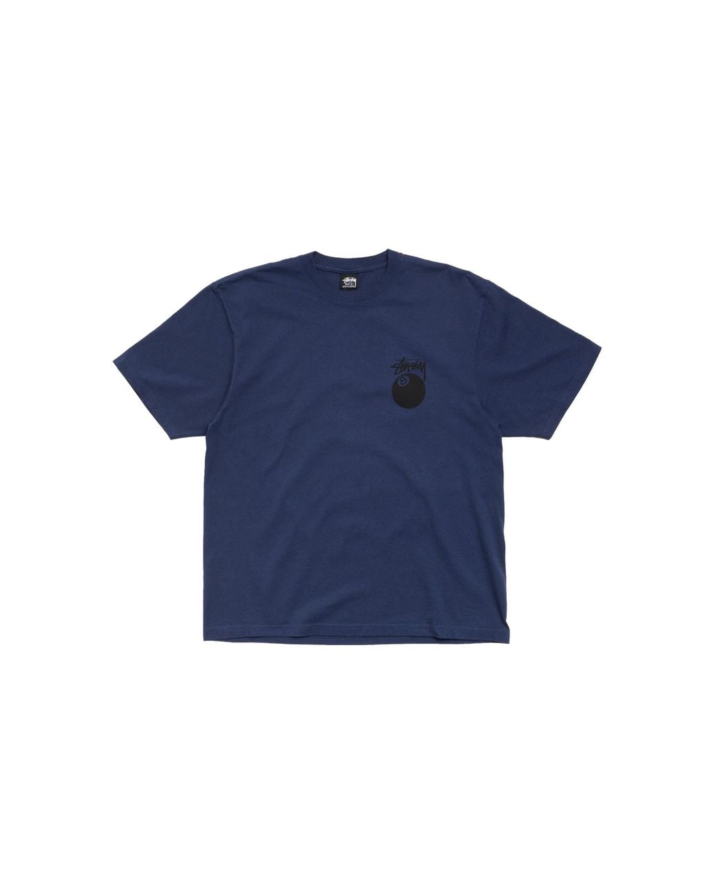 Stussy Blue Pigment Dyed T-Shirt "Midnight" Stus572" for men