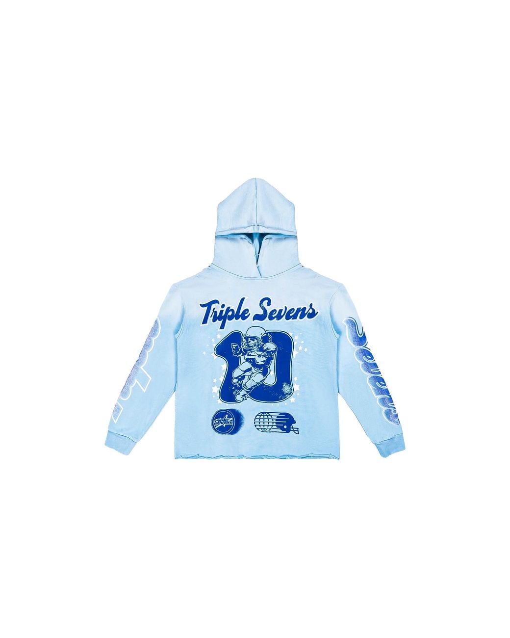 Triple Sevens Blue All Star Hoodie Ts7127" for men