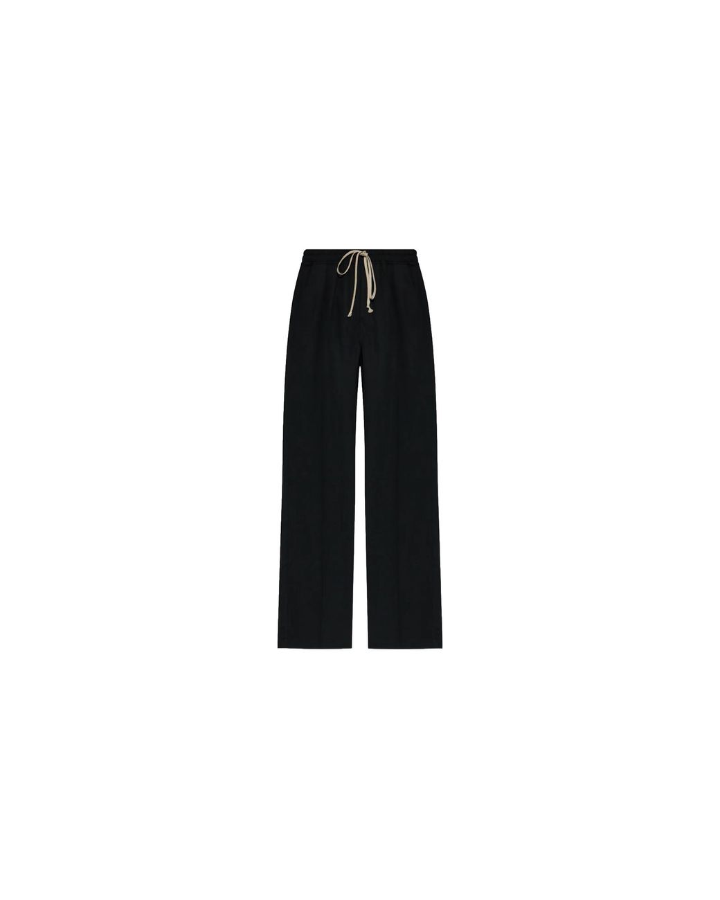 Rick Owens Black Dietrich Drawstring Pants Ru01F2378 Wt 09" for men