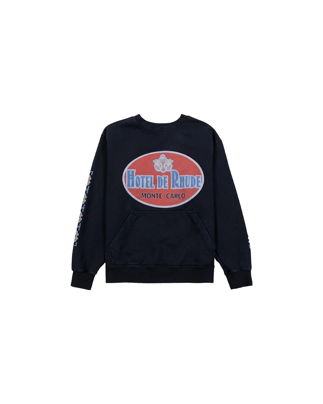 Rhude Black Hotel De Sweatshirt Rhss22Sw060126100610" for men