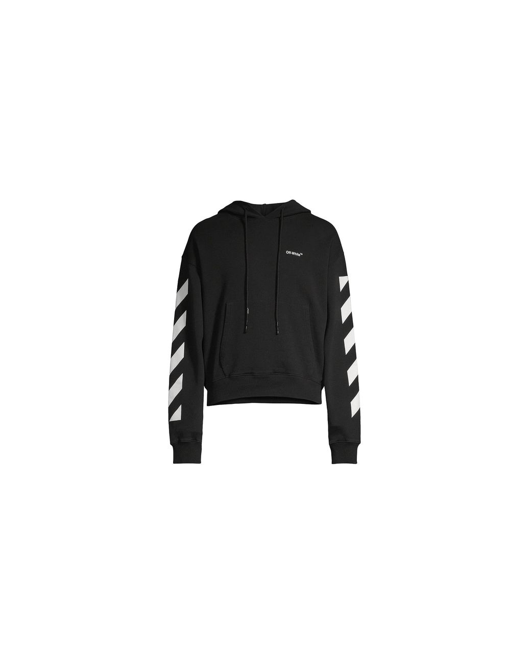 Off-White c/o Virgil Abloh Black Diagonal Oversized Hoodie A23Ohbao" for men