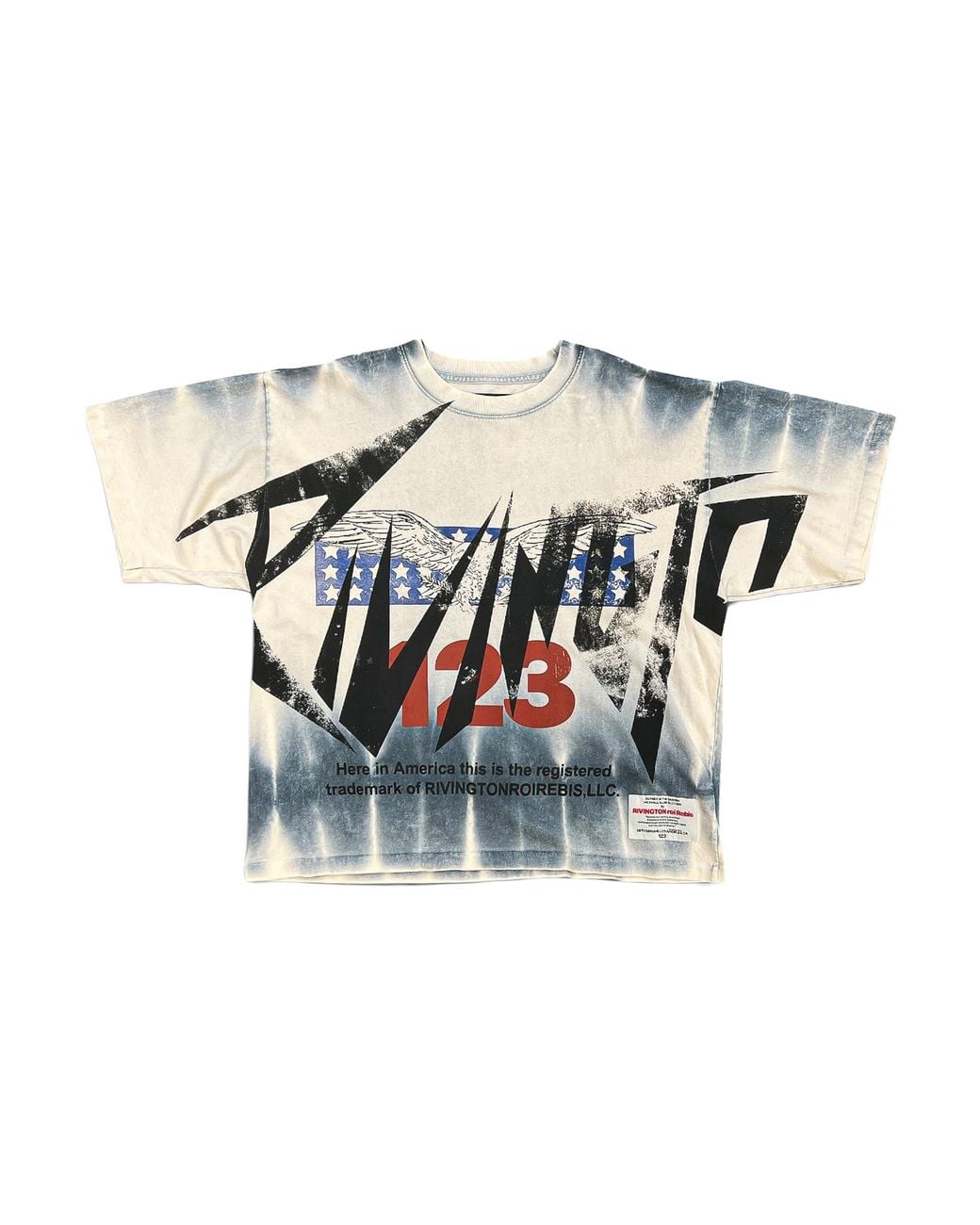 RIVINGTON Black Trademark Canvas Short Sleeve T-Shirt "Faded" Trdm Ss12" for men