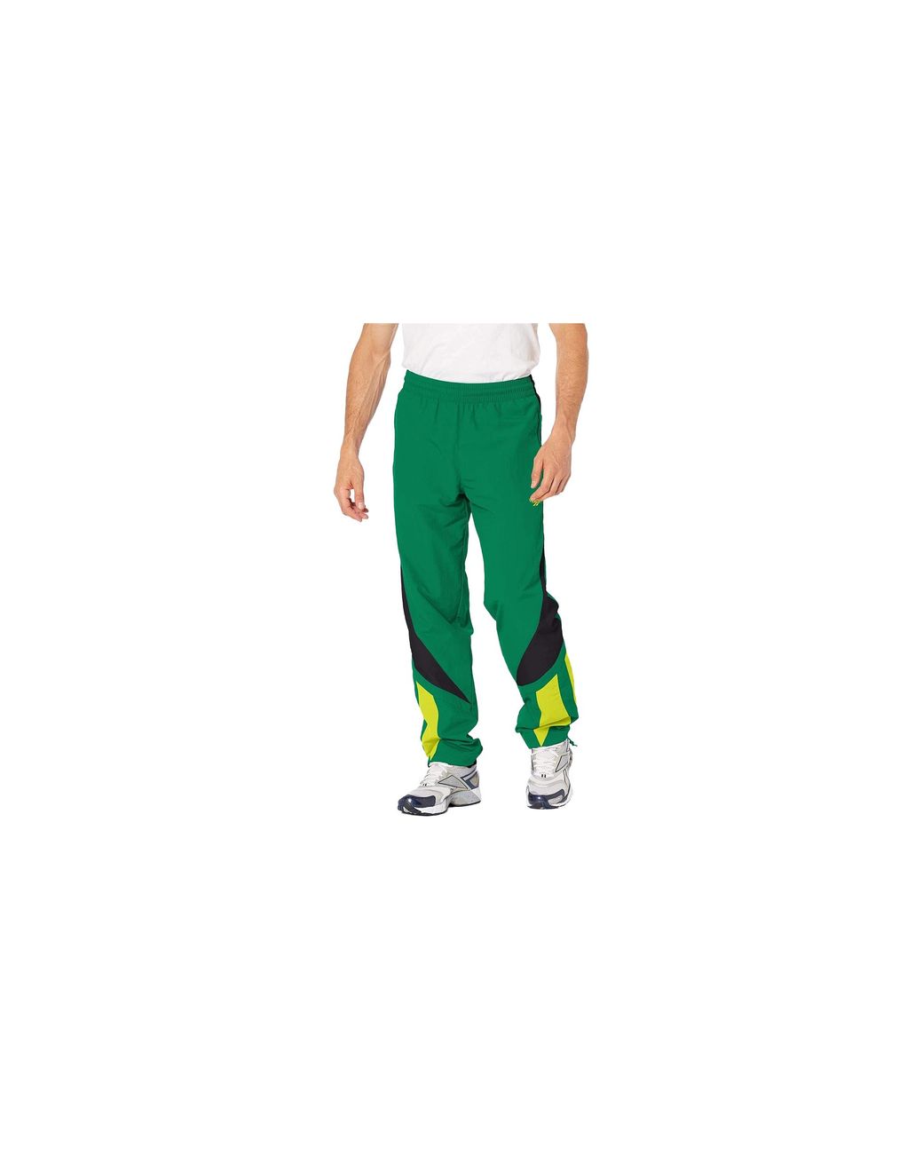 Reebok Black Classics Twin Vector Track Pants "Basil" Fk2469" for men