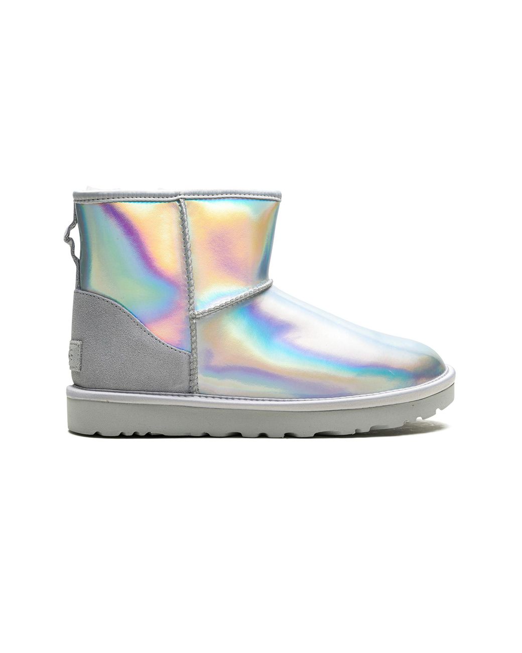 Ugg Black Classic Mini Iridescent "Glacier" 1153532 Gcgr"
