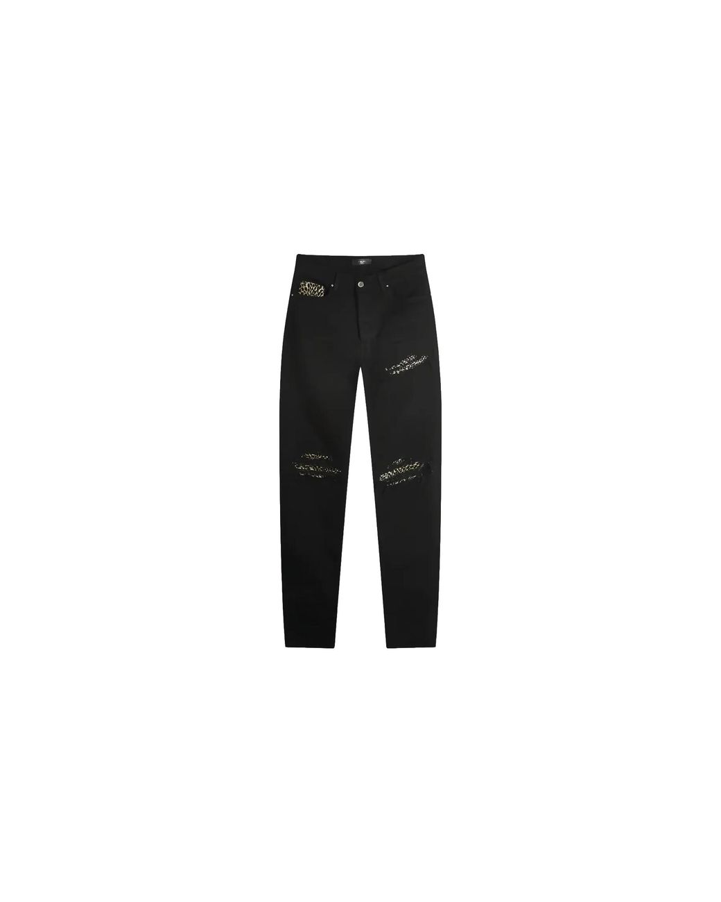 Amiri Black Leopard Mx1 Jeans Amdnsy1080 018" for men