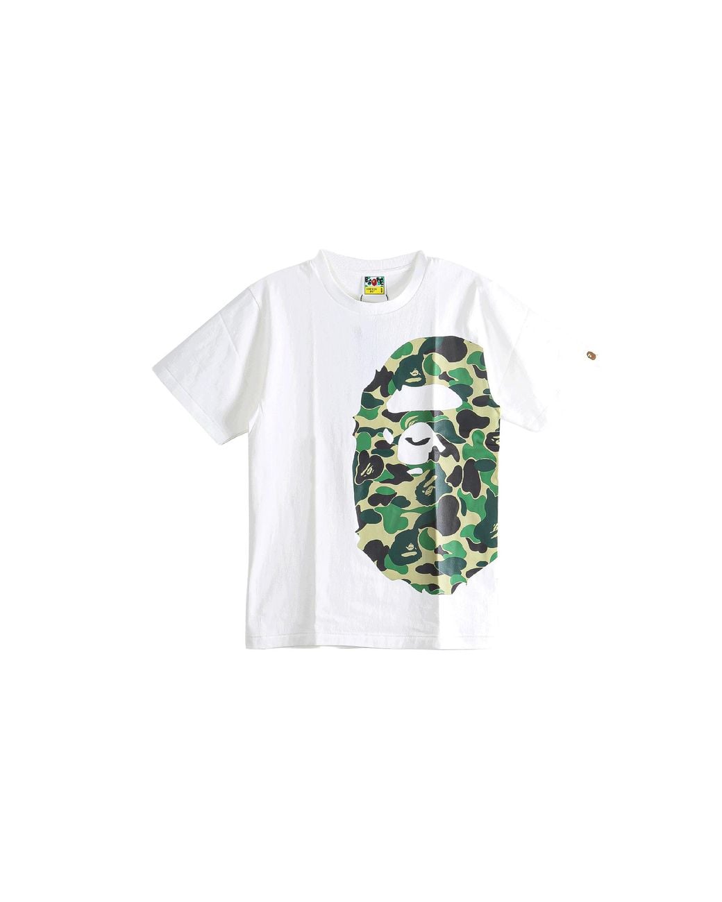 A Bathing Ape Black Abc Camo Side Big Ape Head T-Shirt 1M30110006 Whgr" for men