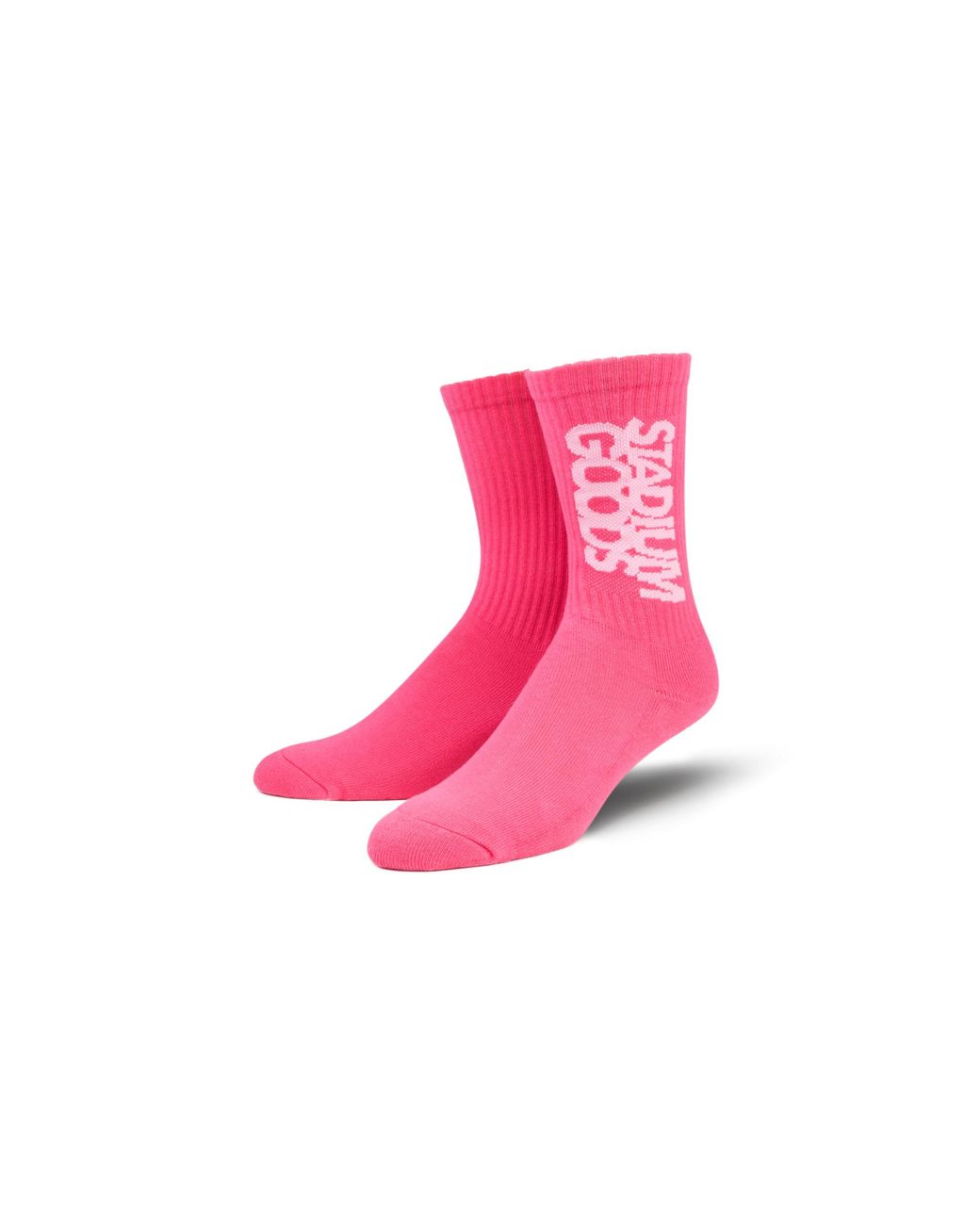 Stadium Goods Black Crew Sock "Bubblegum" Sgs0428"