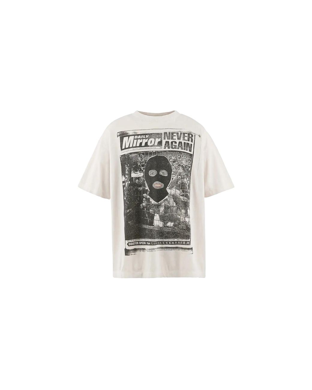 SAINT Mxxxxxx Black Mask T-Shirt Sm Mk8 0000 C02" for men